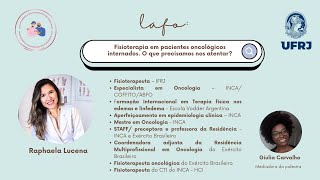 Fisioterapia em Terapia Intensiva nos pacientes oncológicos [upl. by Emelin]