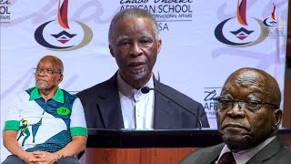 Thabo Mbeki Grilling Jacob Zuma and MK Party Hard [upl. by Nerfe]