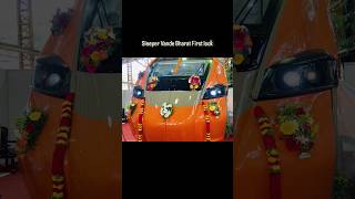 Finally Sleeper version is here indianrailwaystrain sleeper vandebharat vb new infoshorts [upl. by Naelopan]