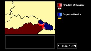 Wars The Hungarian Invasion of CarpathoUkraine 1939 Every Day [upl. by Cyrille]