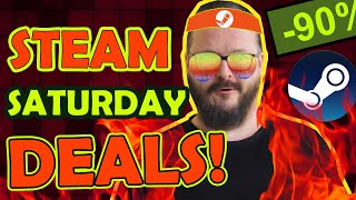 Steam SATURDAY Sale So MANY Deals 20 Awesome Games [upl. by Annatnom]