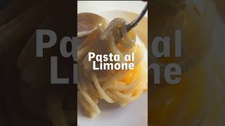 Pasta al limone 🍋🇮🇹🍝 pasta italy amalficoast italianpasta [upl. by Aliakim]