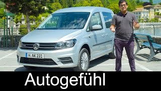 Volkswagen Caddy TGI FULL REVIEW new VW CNG Erdgas Facelift neu  Autogefühl [upl. by Yrrot]