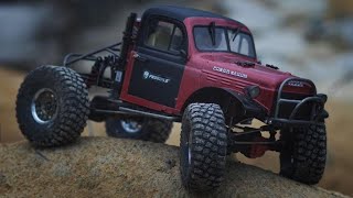 axial scx10 ii proline dodge power wagon lexan body scale [upl. by Hasheem]