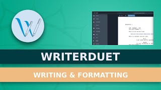 Writing And Formatting With WriterDuet incl Dual Dialogue [upl. by Naehgem]