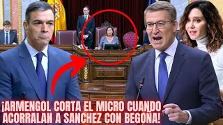 SÁNCHEZ ATACA a AYUSO y su NOVIO🔥FEIJÓO CONTRAATACA CON BEGOÑA GÓMEZ🔥Y ARMENGOL LE CORTA EL MICRO [upl. by Conrade]