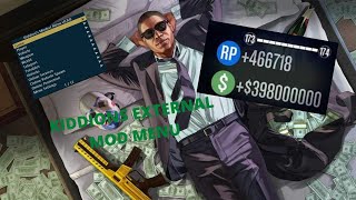 OUTDATED KIDDIONS FREE EXTERNAL MOD MENU FEATURES  GTA 5 ONLINE 152 BEST MONEY MAKING METHOD [upl. by Inilam151]