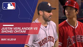 Verlander keeps Ohtani at bay notches historic K [upl. by Adnerak218]