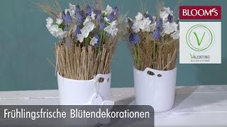 Blütendeko  DIY Frühlingsdeko  spring decoration  BLOOM’s Floristik [upl. by Latreece]