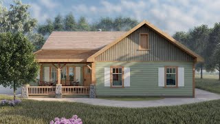 40x40 Ft MASSIVE Wooden Tiny House 3 Bedrooms amp 1600 Sq Ft of Cozy Living [upl. by Halak269]