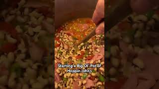 Hoppin John’s Homemade food cooking soul soulfood country yummy beans smokedmeat shorts [upl. by Martynne]