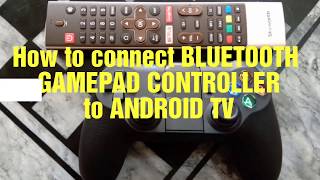 How to connect Bluetooth Gamepad Controller to AndroidTV [upl. by Antonie]