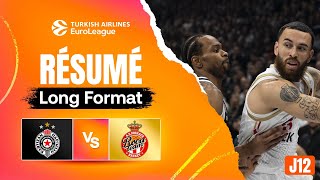 Partizan vs Monaco  Résumé Long Format  EuroLeague J12 [upl. by Niletac]