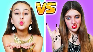 Good Girl VS Bad Girl  School Funny Life Situations by Amigos Forever [upl. by Ecinwahs]