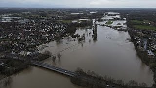 Hochwasser im Kreis Warendorf Die Lage am 2312 [upl. by Ck970]