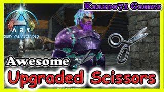 Ark Survival Ascended Scissor Update 💥AWESOME [upl. by Miksen]