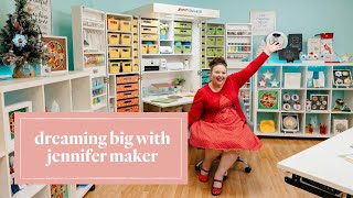 Dreaming Big with Jennifer Maker Her Story Her Studio and Her FOUR DreamBoxes [upl. by Norford]