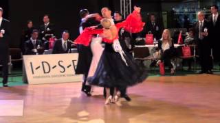 DSFO Megeve 2014  PD STD  SemiFinal English Waltz  Donatas Vezelis amp lina chatkeviciute [upl. by Mcquoid]