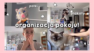 organizacja mojego pokoju💞  nowe półki i plakaty [upl. by Aisiram]