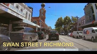 RICHMOND SWAN STREET MELBOURNE VICTORIA AUSTRALIA [upl. by Ellekim]