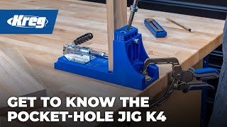 Get To Know The Kreg PocketHole Jig K4 [upl. by Yenal]