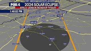 Solar Eclipse 2024 Path of Totality [upl. by Sivartal]