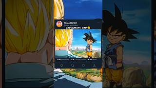 Goku vs Baby Gohan amp baby Goten 🔥 Dad Always Dad 😏 goku vegeta dragonball shorts [upl. by Gennie]