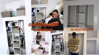 BABY ROOM  ORGANISATION RANGEMENT  MÉNAGE amp DIY GARDEROBE CHAMBRE BEBE [upl. by Mongeau]