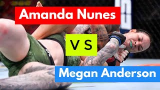 Amanda Nunes vs Megan Anderson Full Fight Breakdown  UFC 259 [upl. by Naneek]