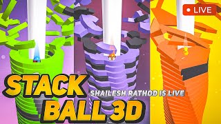 🛑Stack Ball 3D 🏀 Madness 🔥 Made World Record 209899 🌎 stackbounce short ytshorts [upl. by Brackett39]