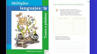 Los nombres de mis familiares  Múltiples lenguajes trazos y palabras página 9 [upl. by Idok]