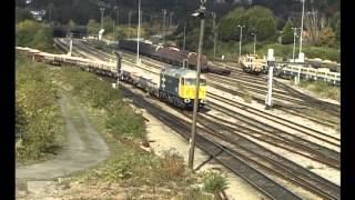 Freight trains in NewportMachen Quarry  Ebbw Junction 2003 [upl. by Renae]