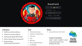 HackTheBox  Blackfield walkthrough [upl. by Eisso]