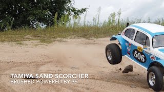 Tamiya Sand Scorcher 3s bashing  tamiya sandscorcher [upl. by Nepsa]