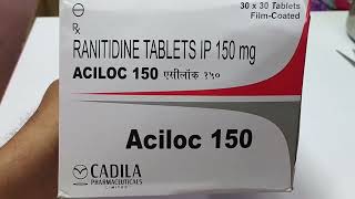 Aciloc 150 tablet uses in hindi aciloc 150 tablet price aciloc 150 dose  aciloc 150 tablet [upl. by Cilegna]