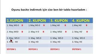 İDDAA SÜPER 1E 25 TAKTİĞİ [upl. by O'Carroll]