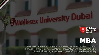 Master of Business Administration MBA  Middlesex University in Dubai [upl. by Roth]