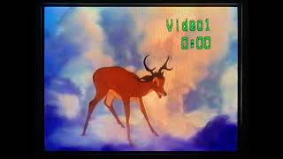 Bambi The Magic Behind Of Masterpiece 1992 VHS Bambi Love Faline Clouds Snow All 1992 Version 1 [upl. by Greenwood]