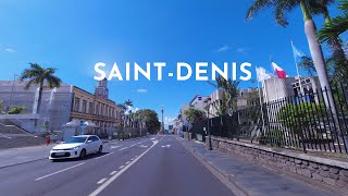 DRIVING DOWNTOWN SAINTDENIS LA RÉUNION 🇷🇪 4K⁶⁰ [upl. by Loren679]