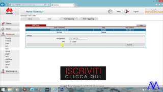 Passare da NAT moderato a aperto su router Huawei HG532s INFOSTRADA [upl. by Ronnica829]