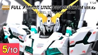 REVIEW MG 1100 풀 아머 유니콘 건담 Ver Ka  Full Armor Unicorn Gundam Ver Ka [upl. by Asecnarf963]