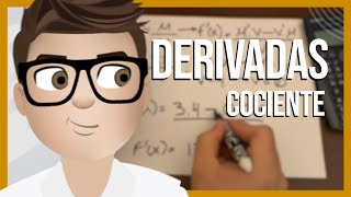 ¿CUAL ES LA DERIVADA DE UN COCIENTE│FÓRMULA [upl. by Nnewg]