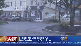 Noreaster Brings Flooding Cancellations [upl. by Eanil109]