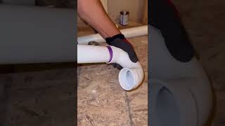 Installation of new shower drain copperpipes plumber plumbing [upl. by Wrdna925]