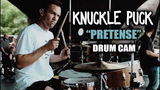 Knuckle Puck  Pretense  Drum Cam LIVE [upl. by Lebyram]