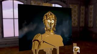 C3PO painted in VR with Vermillion  part 2 [upl. by Laamaj]