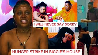 HUNGER STRIKE amp TEARS AS SHAUN SWEAR NEVER TO SAY SORRY TO WANNI bbnaija bigbrother tvshow bbn [upl. by Srevart666]