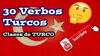 Aprender Turco  30 Verbos Turcos Parte 1 [upl. by Adaha]