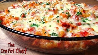 Cheesy Bacon Pasta Bake  One Pot Chef [upl. by Stucker938]