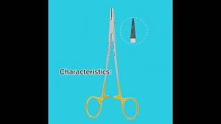 CrileWood Needle Holderneedle driversuturing instrumentuse in surgeryinstrument [upl. by Landrum]